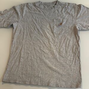 Carhartt Men's Gray Pocket T-Shirt